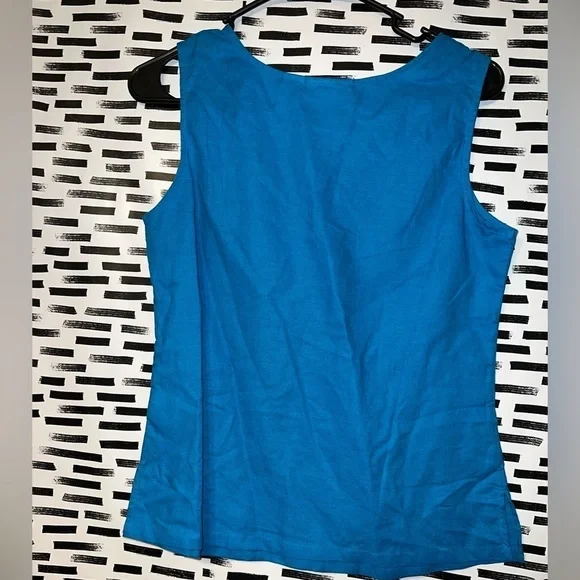 Jaclyn Smith Linen Blend Blouse| Size Small - Picture 3 of 3